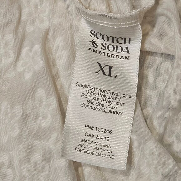 Scotch & Soda Mesh Floral Top XL - Picture 7 of 7